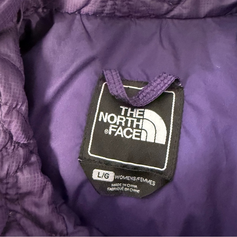 The North Face Puffer Jacket Women’s L Purple - Picture 5 of 6